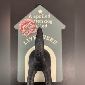 Customizable wooden leash hook. GREAT PERSONALIZED GIFT!